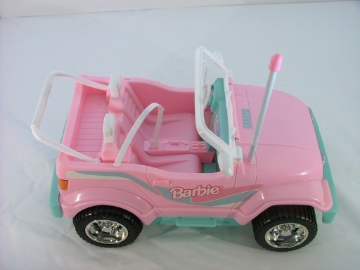 Pink barbie jeep battery #4