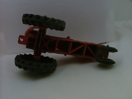 Vintage Auburn Rubber Tractor 572 Farmer Farming Toys  