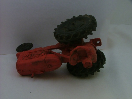 Vintage Auburn Rubber Tractor 572 Farmer Farming Toys  