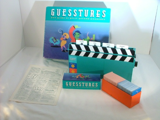 1990 Guesstures Game of Charades 4113 Milton Bradley  